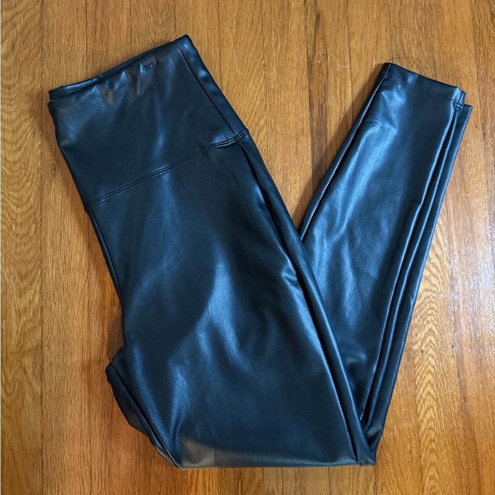 Zenana Outfitters Black Vegan Leather leggings Pants